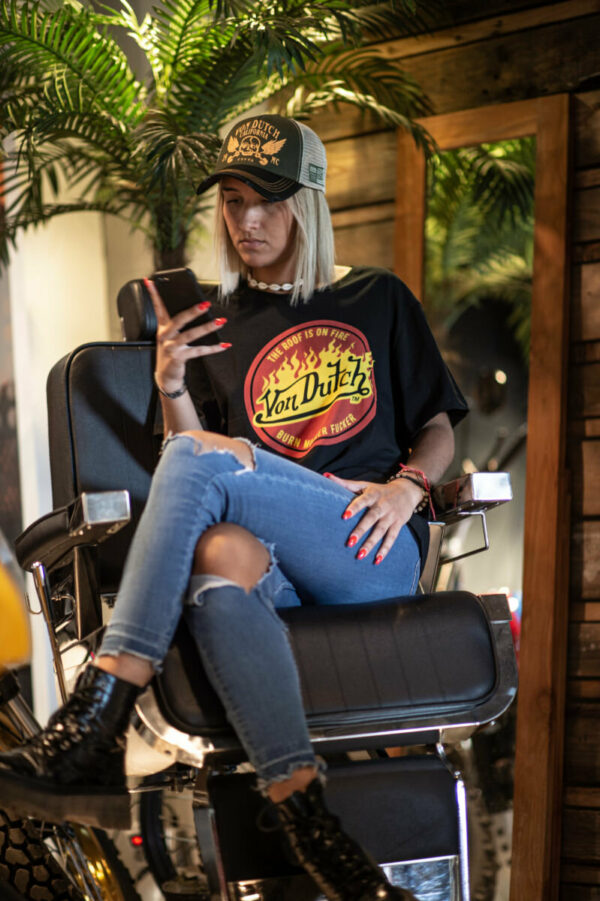 Von Dutch BURN teeshirt noir